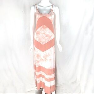EUC-BEAUTIFUL Coral Ripcurl Summer Fun Maxi Dress